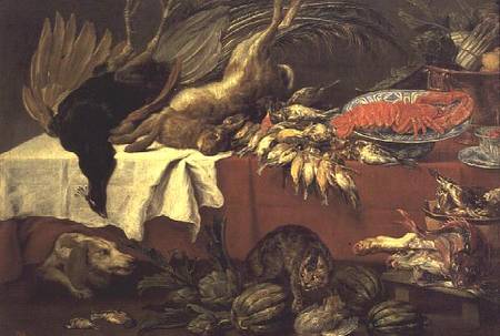 Still Life with Game and Lobster from Frans Snyders