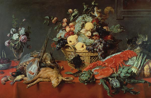 Still Life with Fruitbasket from Frans Snyders