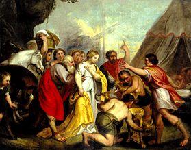 Achilles receives sent the the Agamemnon