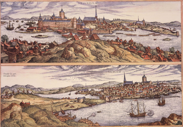 Views of Stockholm from Franz Hogenberg