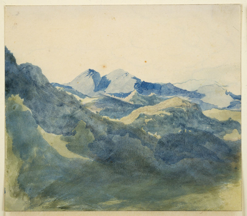 Landscape with Blue Mountains from Franz Horny