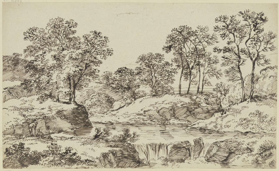 Landscape full of trees from Franz Innocenz Josef Kobell