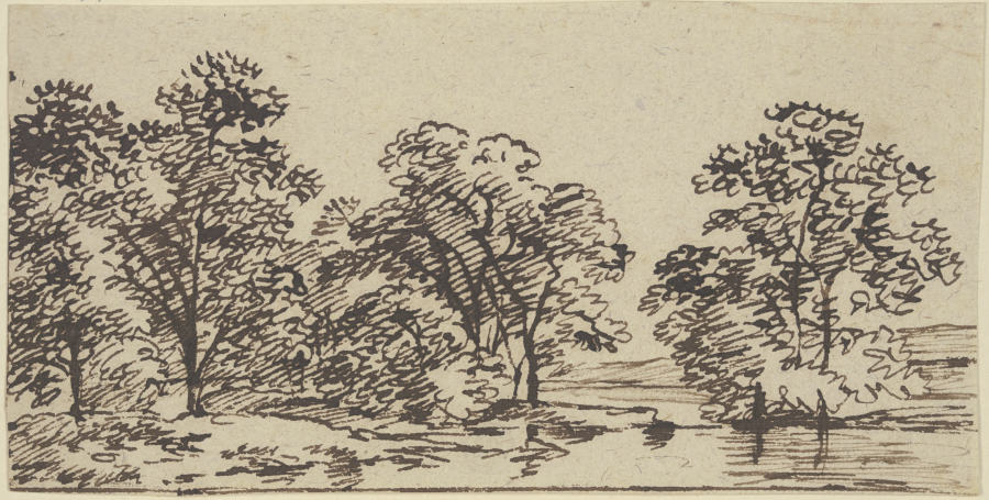 Landscape with trees from Franz Innocenz Josef Kobell