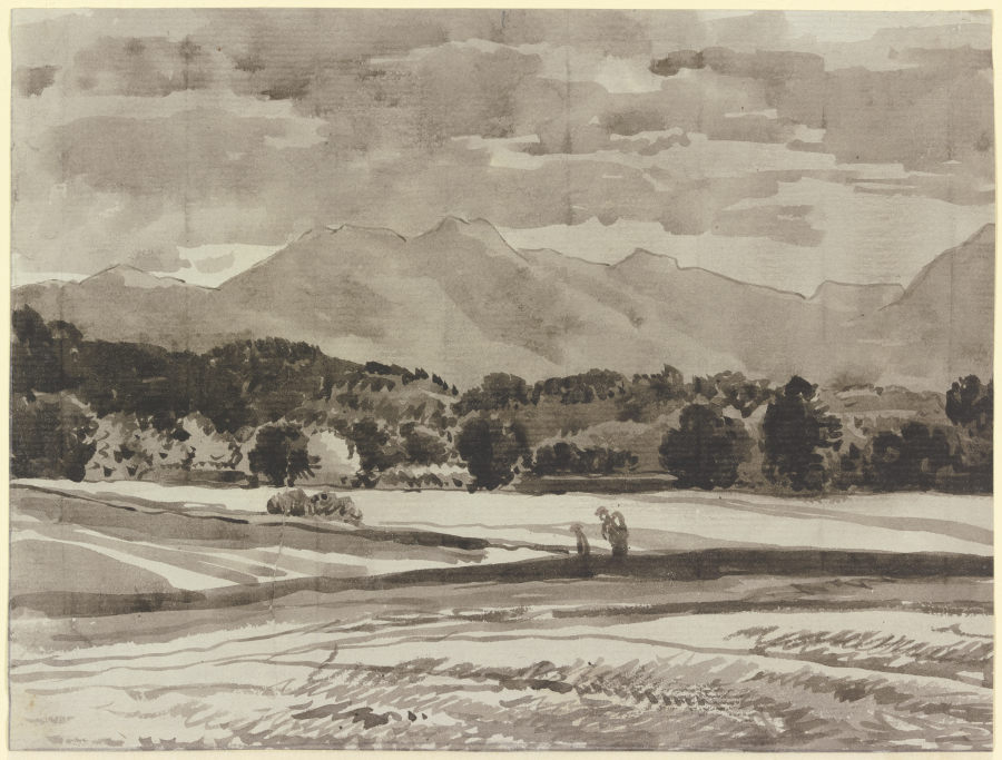 Foothill landscape from Franz Innocenz Josef Kobell
