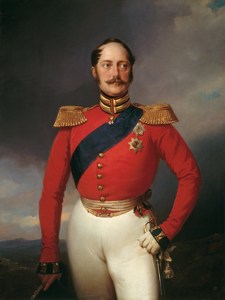 Portrait of Emperor Nicholas I  (1796-1855) from Franz Krüger