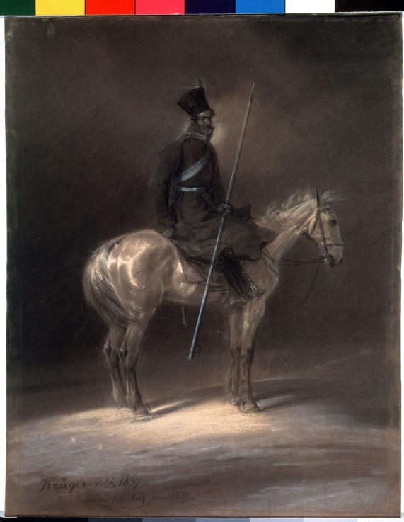 Cossack on horseback from Franz Krüger