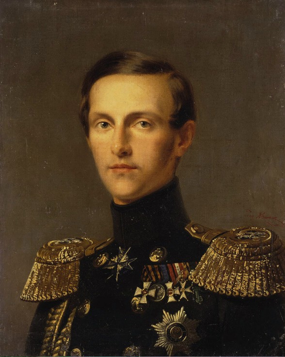 Portrait of Grand Duke Konstantin Nikolayevich of Russia (1827-1892) from Franz Krüger
