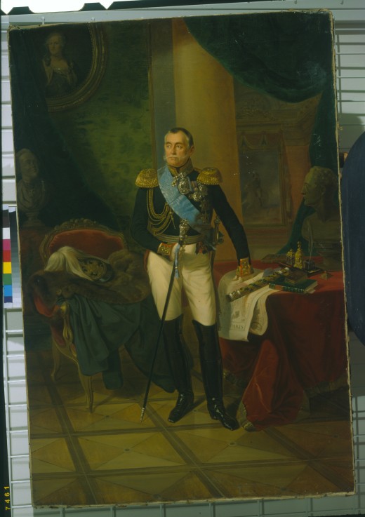Portrait of Prince Pyotr Volkonsky (1776-1852) from Franz Krüger
