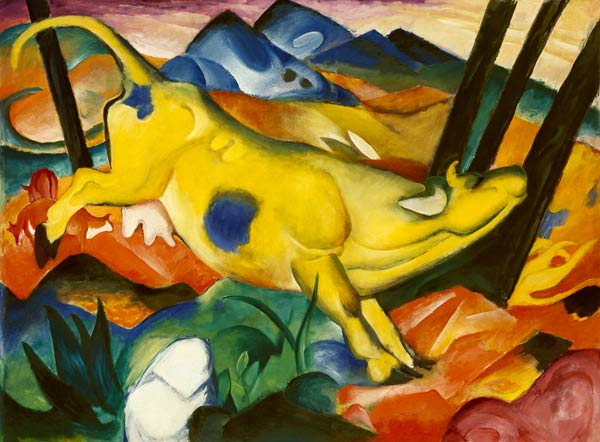 The Yellow Cow from Franz Marc