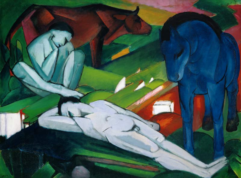The shepherds from Franz Marc
