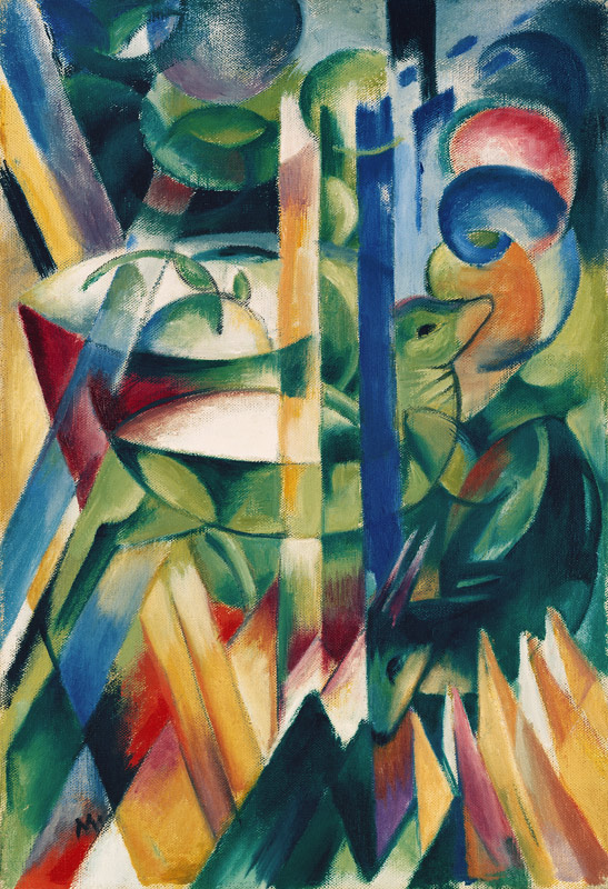 The little mountain goats from Franz Marc