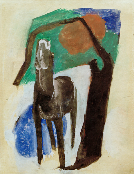 Moaning horse from Franz Marc