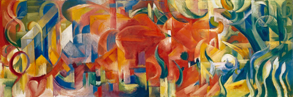 Playing forms from Franz Marc