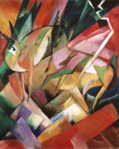Mountain goats from Franz Marc