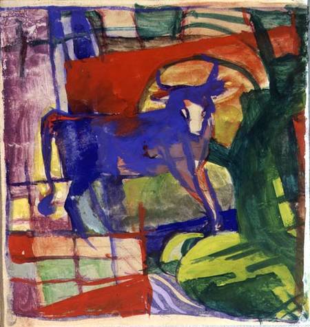 Blue Cow from Franz Marc