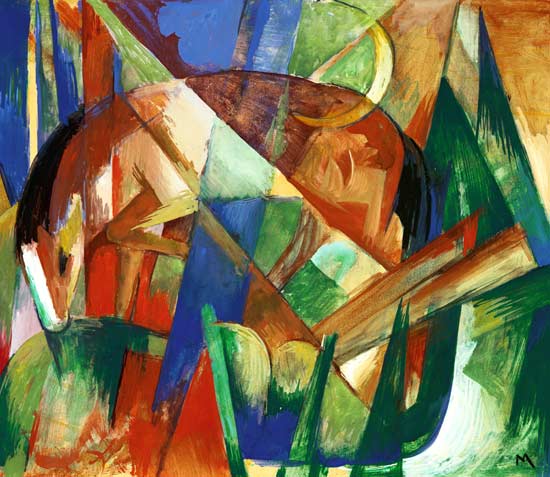 Mythical creature II. (horse) from Franz Marc