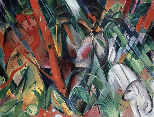 In the Rain from Franz Marc