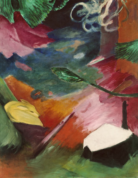 Deer in the woods I. from Franz Marc
