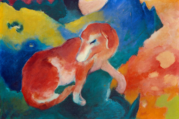 Roter Hund from Franz Marc