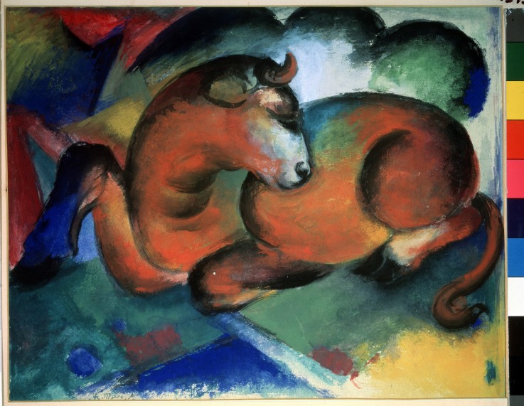 Red bullock from Franz Marc