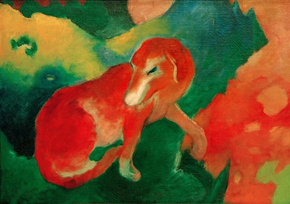 Red dog from Franz Marc