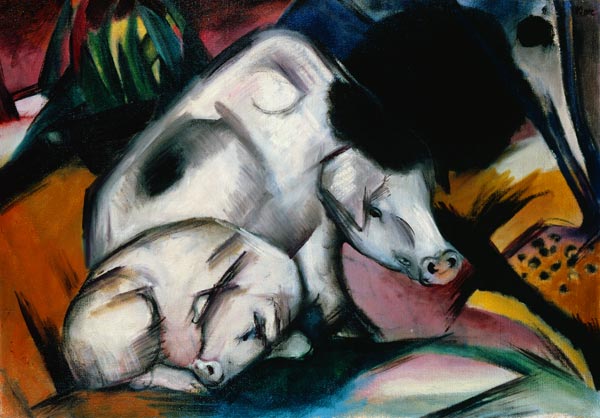 Pigs from Franz Marc