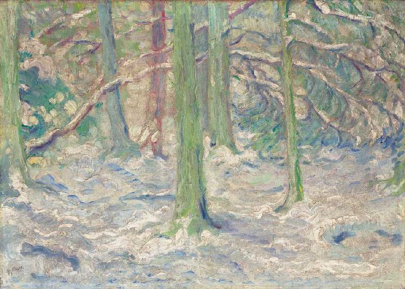 Verschneiter Wald from Franz Marc