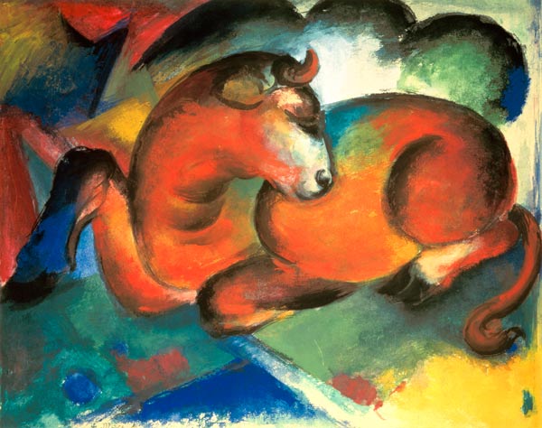 The Red Bull from Franz Marc