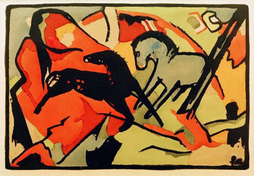 Two Horses from Franz Marc
