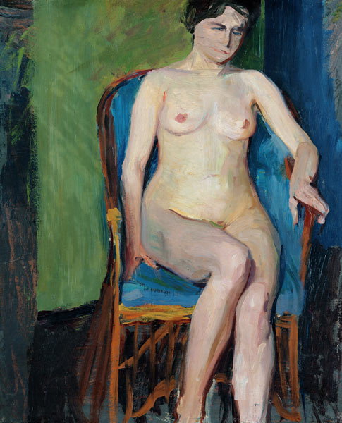 Seated Nude from Franz Nolken