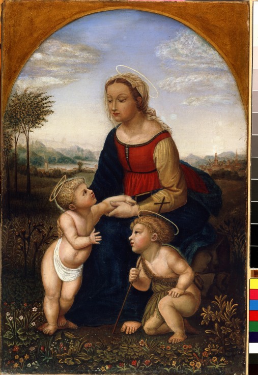 Virgin and child with John the Baptist as a Boy from Franz Pforr