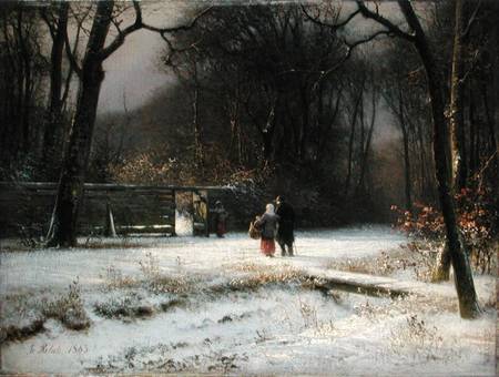 Winter Landscape from Franz Rohde