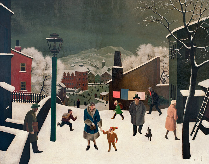 Winter in Town from Franz Sedlacek