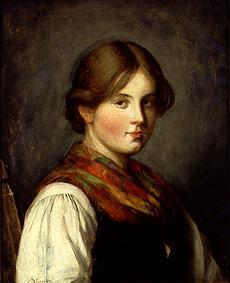 Young smallholder girl from Franz von Defregger