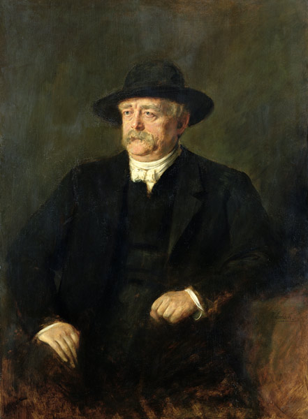 Chancellor Otto von Bismarck (1815-98) from Franz von Lenbach