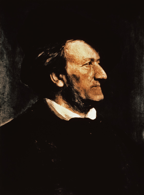 Portrait of Richard Wagner (1813-83) from Franz von Lenbach