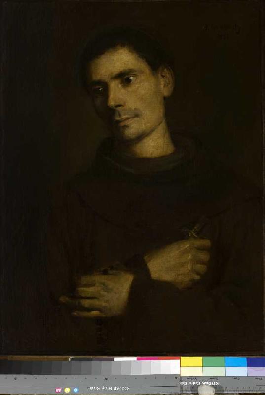 Bildnis eines Franziskanermönchs from Franz von Lenbach