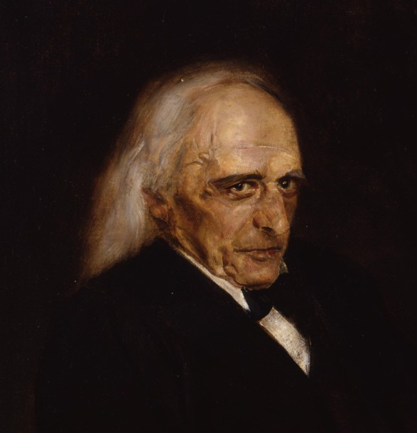 Portrait of Theodor Mommsen (1817-1903) Detail from Franz von Lenbach