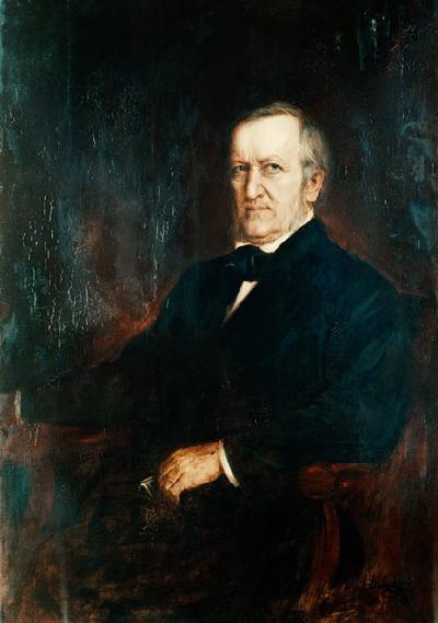 Wagner , Portrait by Lenbach