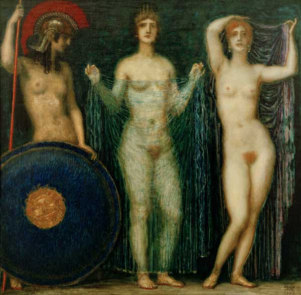 von Stuck / Athena, Hera und Aphrodite from Franz von Stuck