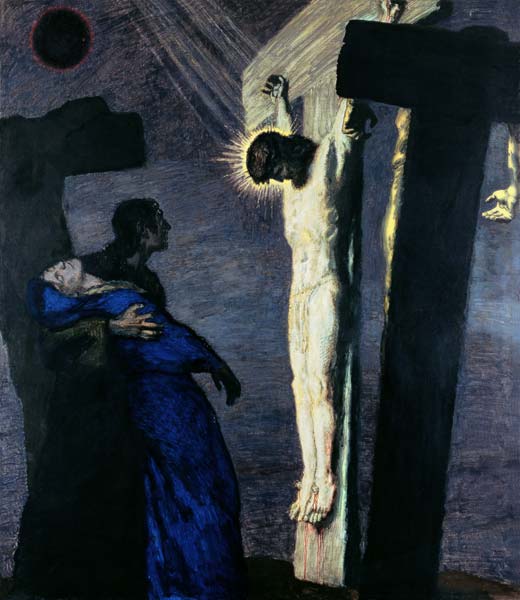Crucifixion Christi. from Franz von Stuck