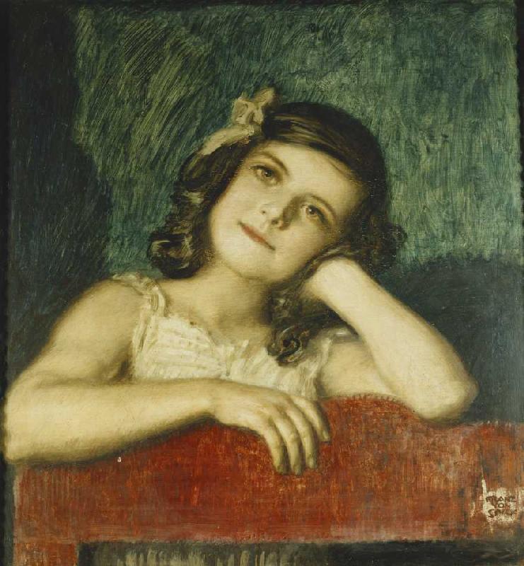 Mary, die Tochter des Künstlers. from Franz von Stuck