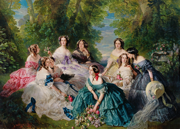 The Empress Eugenie Surrounded by her Ladies in Waiting from Franz Xaver Winterhalter