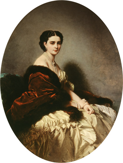 Portrait of Sofia Naryshkina (1823-1877) from Franz Xaver Winterhalter