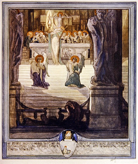 Illustration from Dante''s ''Divine Come - Franz von (Choisy Le
