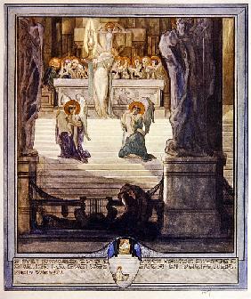 Illustration from Dante''s ''Divine Comedy'', Paradise, Canto XXVIII