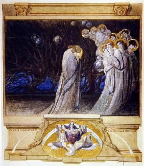 Illustration from Dante''s ''Divine Comedy'', Purgatory, Canto XXXIII