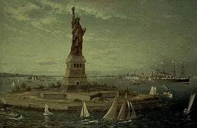 Liberty Iceland and Statue of Liberty, New York. from Fred Pansing