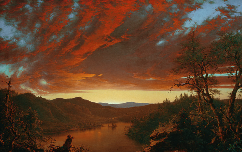 Twilight in the Wilderness from Frederic Edwin Church