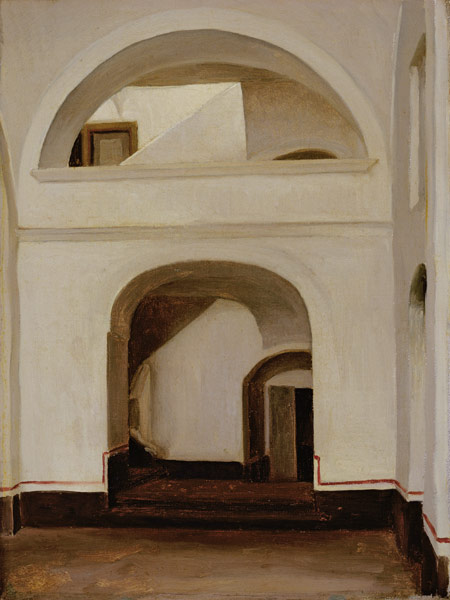 Entrance to a House in Capri, 1859 (oil on canvas) from Frederic Leighton